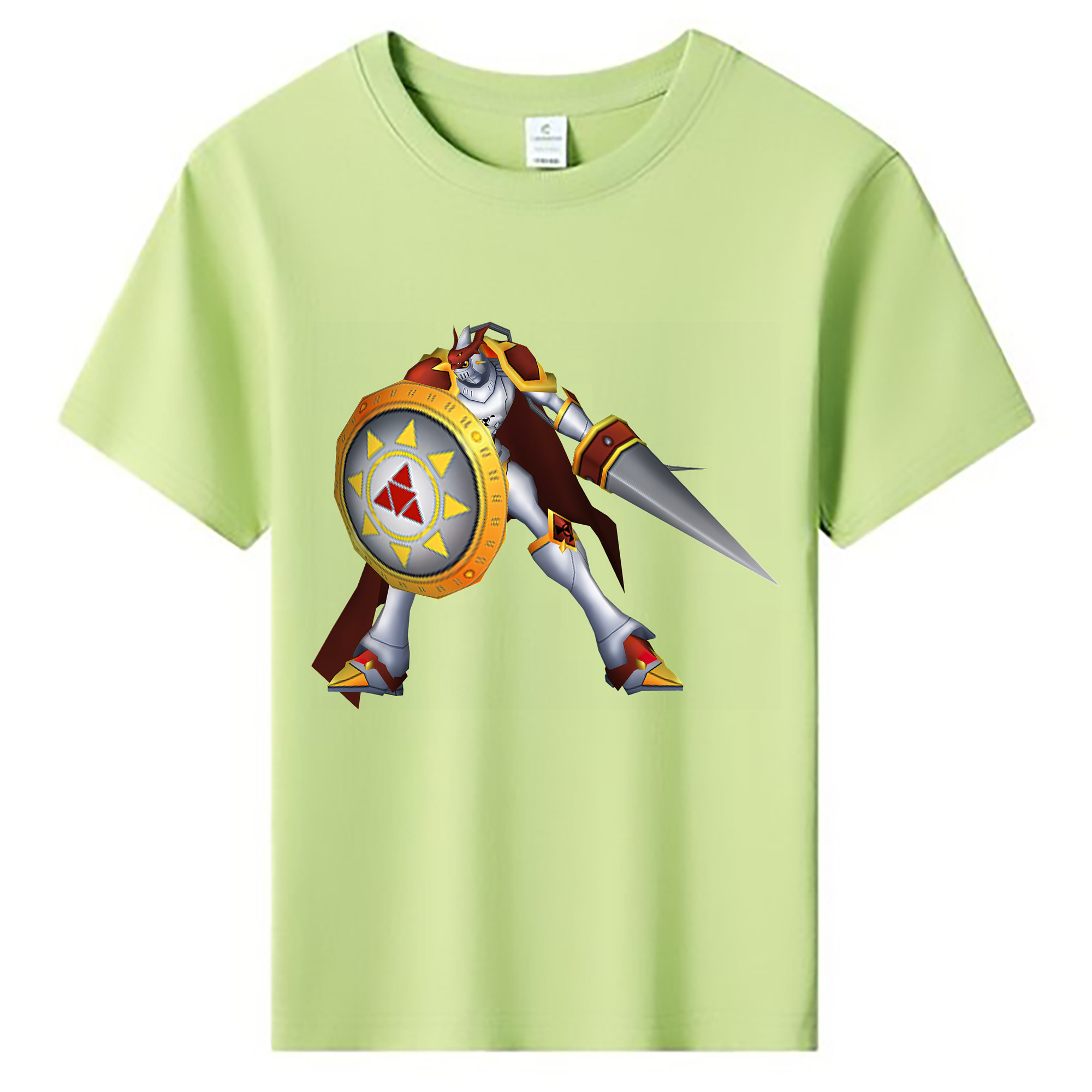 （画像用） Digimon デジタルモンスター/デジモン 綿100％キッズTシャツ（フロントプリント）